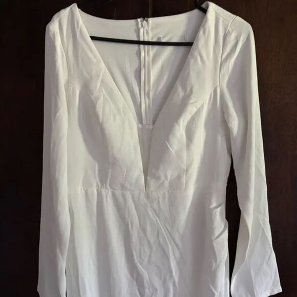 Lulus Romance for the Ages White Long Sleeve Maxi Dress - Picture 10 of 11